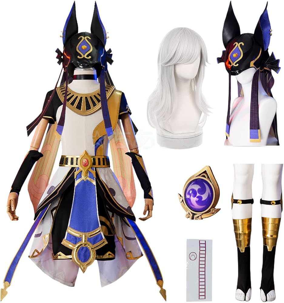 Amazon.co.jp: 原神 コスプレ 帽子付き セノ コスプレ衣装 ウィッグ